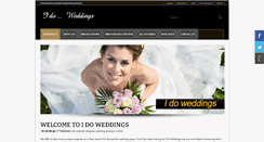 Desktop Screenshot of idoweddings.co
